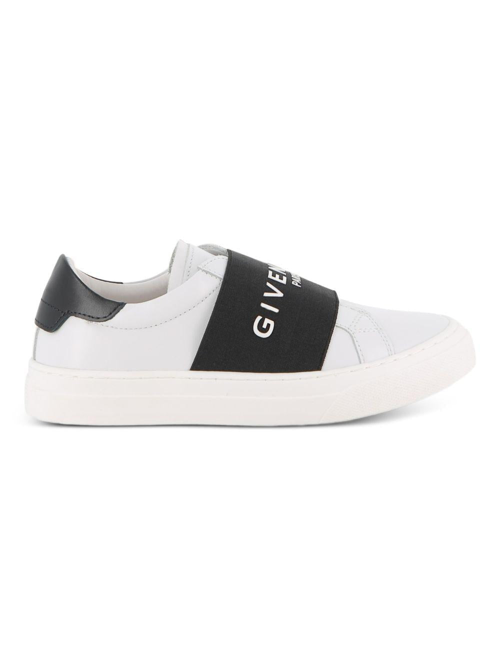 Sneakers per bambino Givenchy Kids bianco con logo - Rubino Kids
