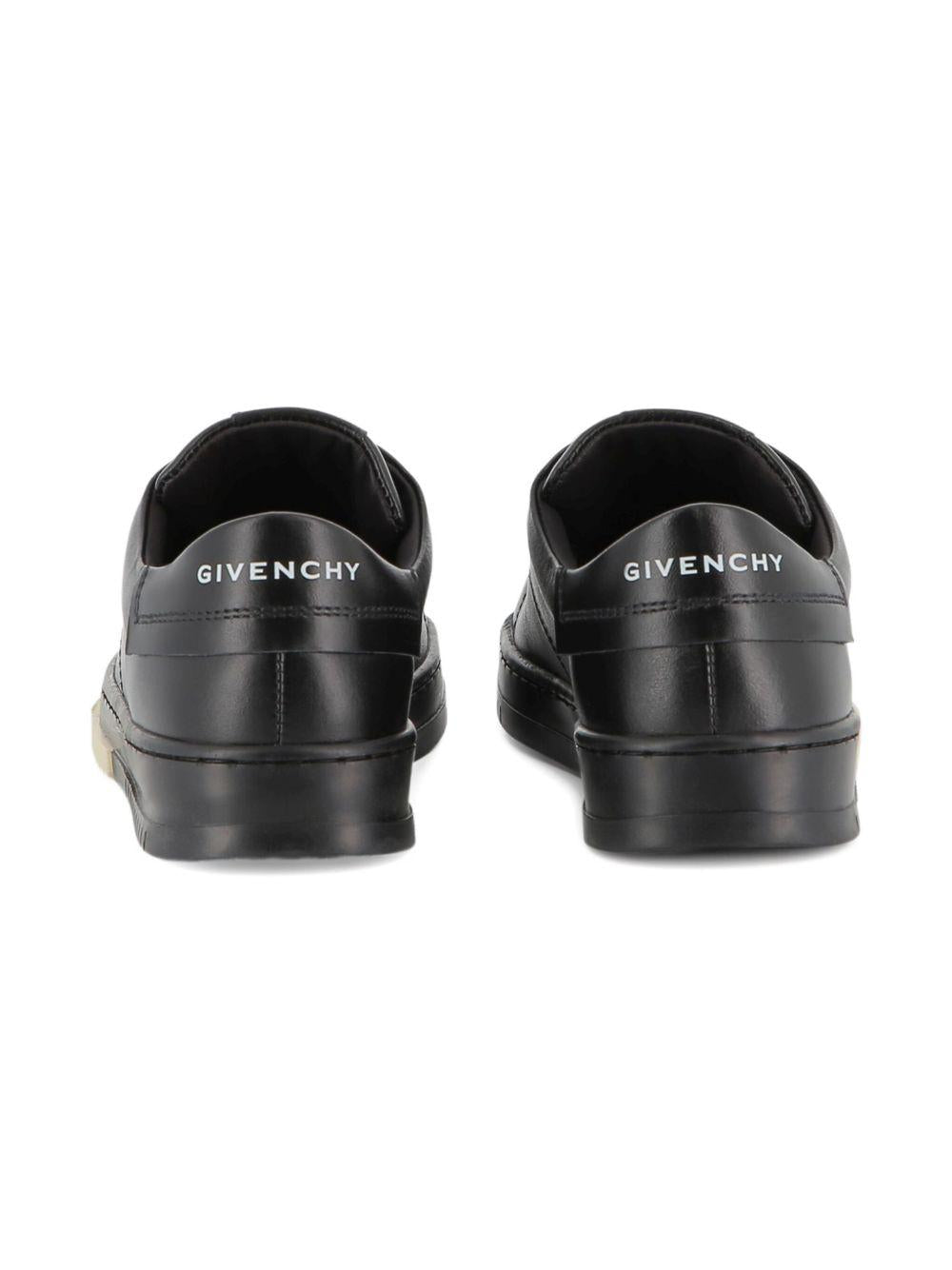 Sneakers per bambino Givenchy Kids nero in pelle - Rubino Kids