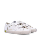 Sneakers per bambino Golden Goose Kids bianche con chiusura a strappo - Rubino Kids