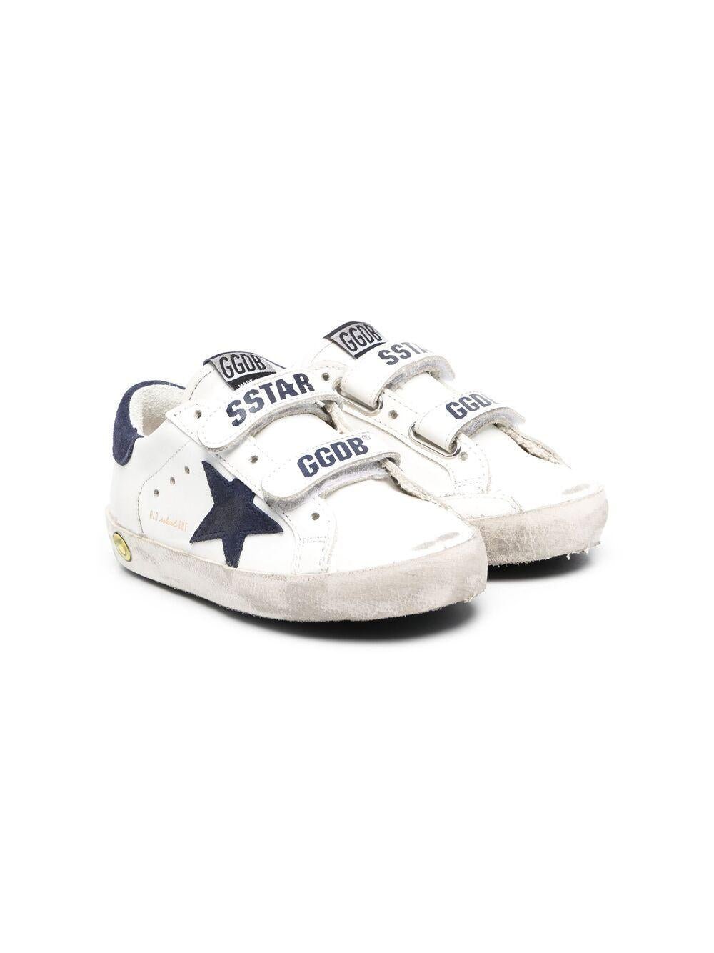 Sneakers per bambino Golden Goose Kids Superstar bianco con applicazione stella - Rubino Kids