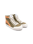 Sneakers per bambino Golden Goose Kids x Bonpoint verde con applicazione laterale a stella - Rubino Kids