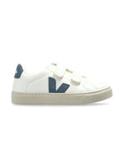 Sneakers per bambino VEJA Kids bianche con applicazione logo - Rubino Kids
