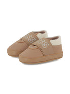 Sneakers per neonati BOSS Kids beige con logo - Rubino Kids
