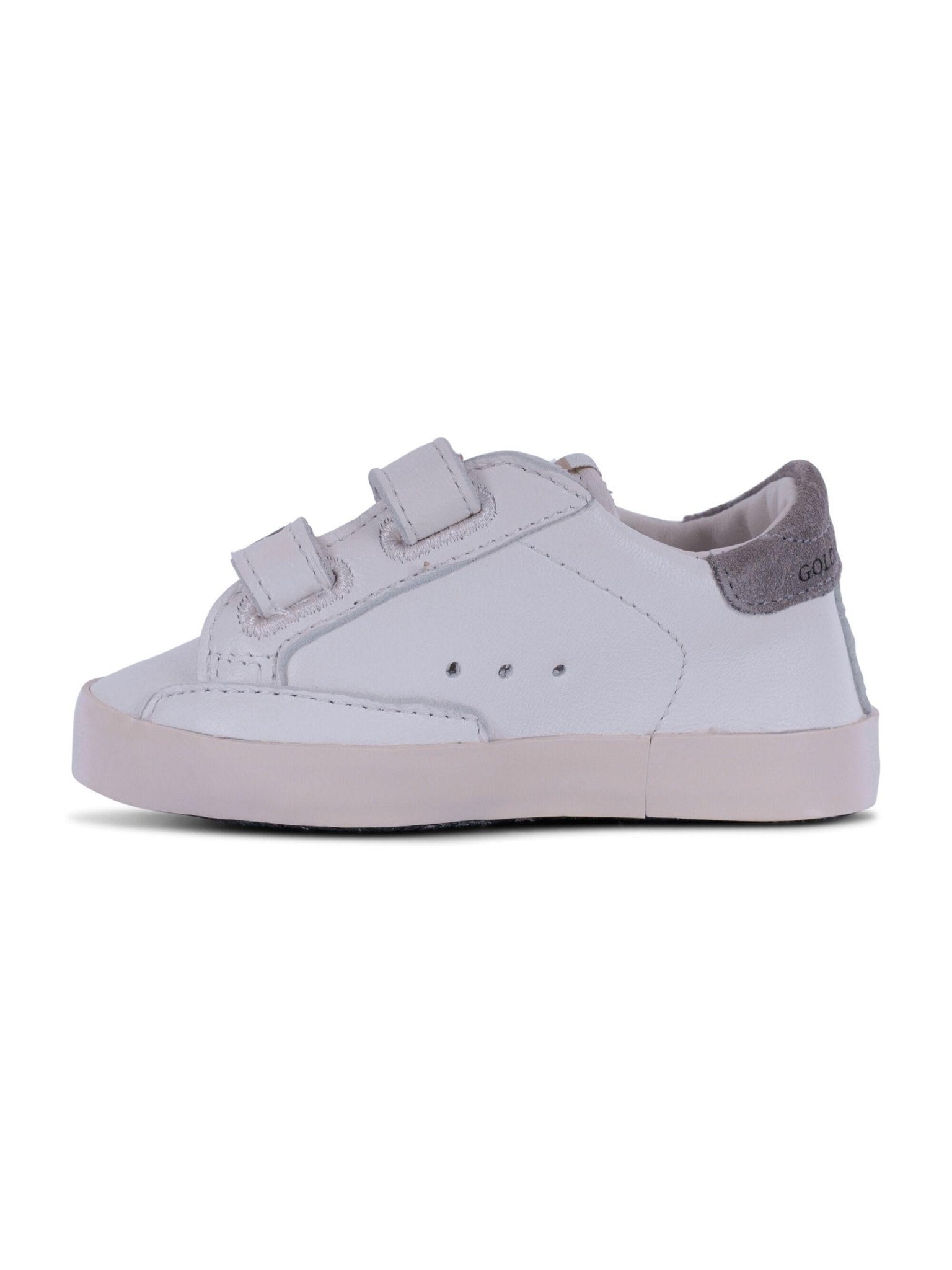 Sneakers per neonati Golden Goose Kids bianche con applicazione stella - Rubino Kids