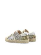 Sneakers Super Star per bambina Golden Goose Kids argento con effetto vissuto - Rubino Kids