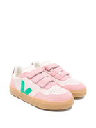 Sneakers V - 10 per bambina Veja Kids rosa con chiusura a strappo - Rubino Kids