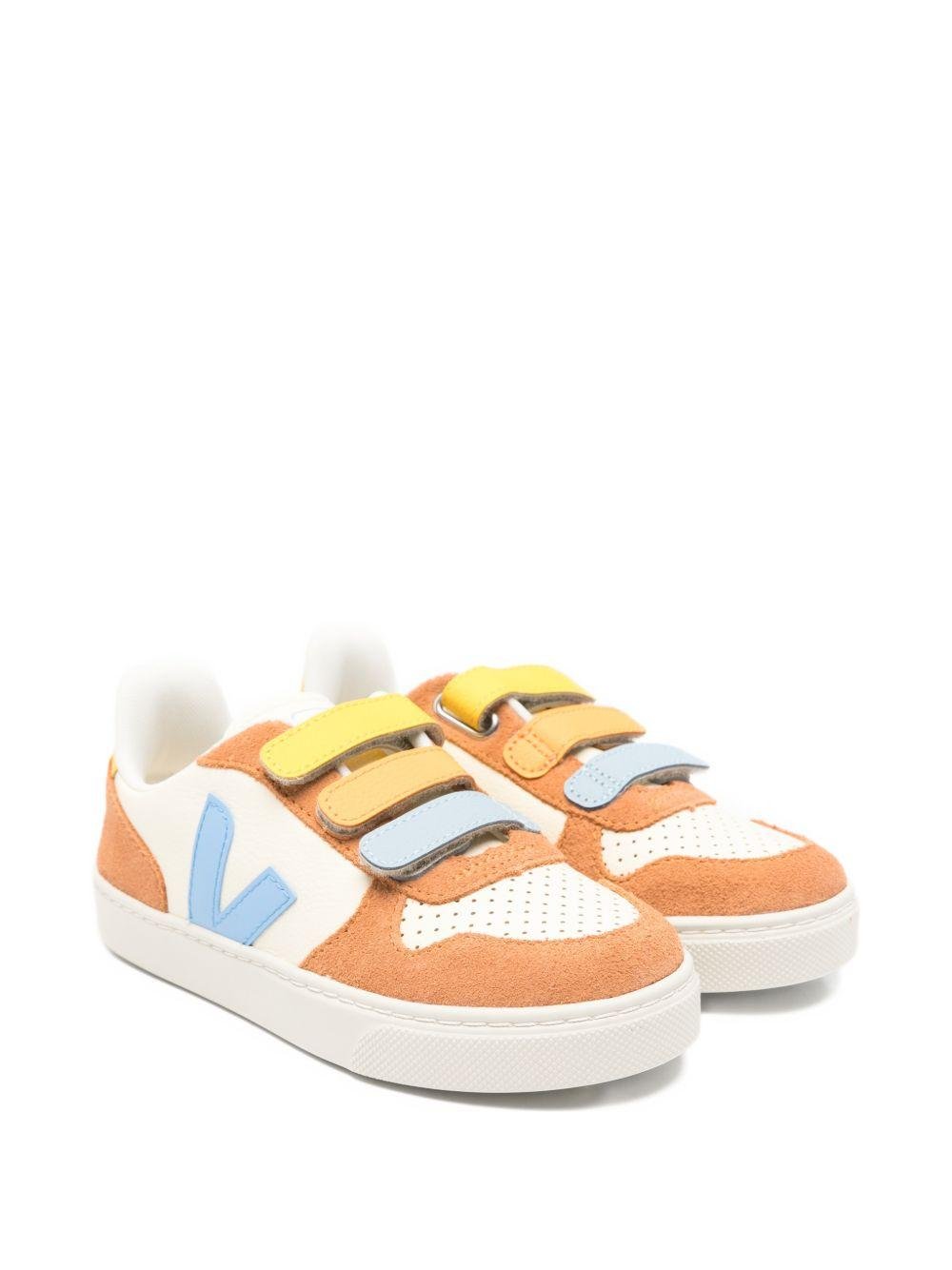 Sneakers V - 10 per bambini Veja Kids multicolore con design traforato - Rubino Kids