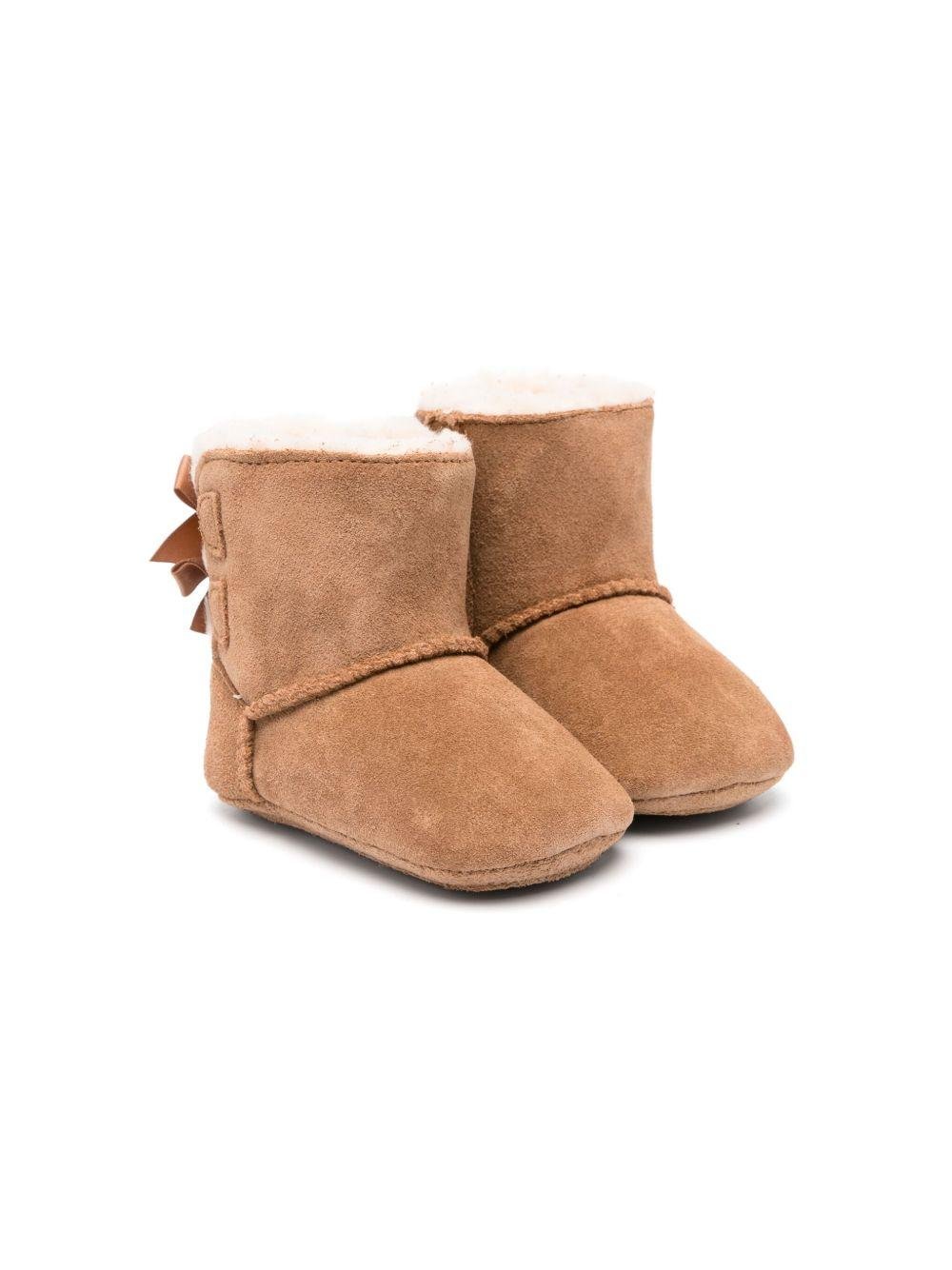 Stivaletti per neonata UGG Kids beige Bailey Bow - Rubino Kids