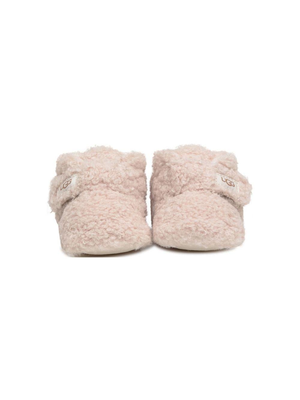 Stivali Bixbee per neonati UGG Kids beige con mini targhetta con logo - Rubino Kids