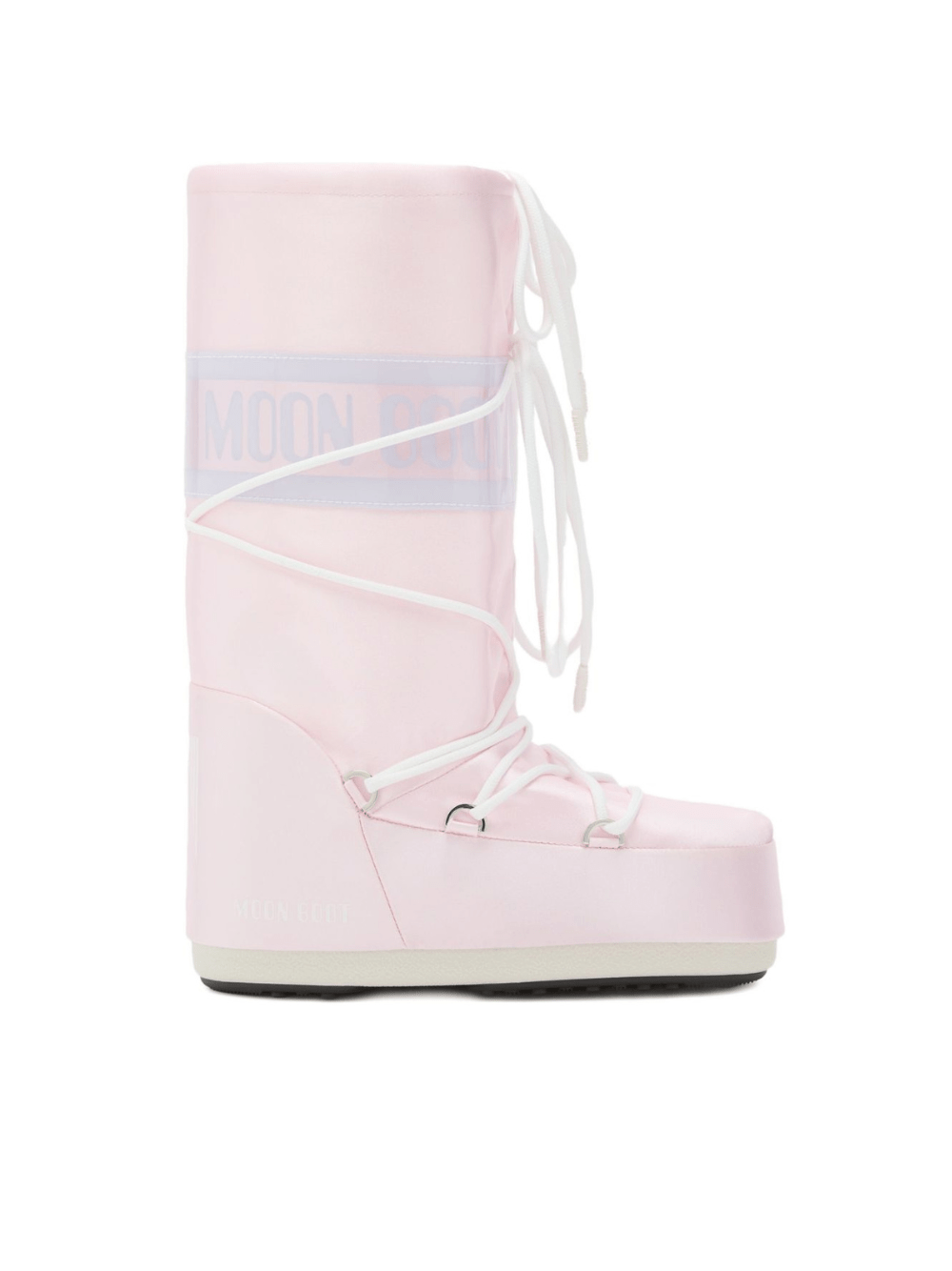 Stivali da neve Icon per bambini Moon Boot Kids rosa con stampa - Rubino Kids