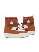 Stivali da neve Park Strap per bambino Moon Boot Kids marrone con designa forma di animale - Rubino Kids