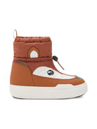 Stivali da neve Park Strap per bambino Moon Boot Kids marrone con designa forma di animale - Rubino Kids
