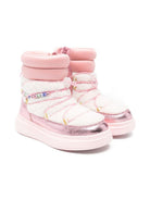 Stivali da neve per bambina Billieblush rosa con imbottitura - Rubino Kids