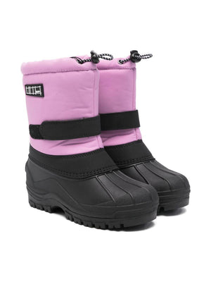 Stivali da neve per bambina Molo rosa con suola in gomma