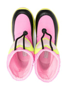Stivali da neve per bambina Stella McCartney Kids rosa con dettagli a cuore - Rubino Kids