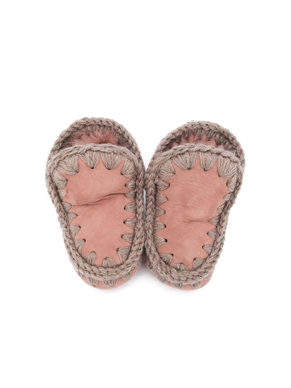 Stivali da neve per neonata Mou Kids rosa con punta tonda - Rubino Kids
