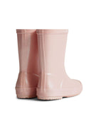 Stivali da pioggia per bambina Hunter Kids rosa con applicazione - Rubino Kids