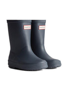 Stivali da pioggia per bambini Hunter Kids blu con applicazione - Rubino Kids