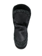 Stivali Eskimo per bambina Mou Kids neri con logo sul tallone - Rubino Kids