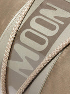 Stivali Icon per bambina Moon Boot Kids oro con fascia con logo - Rubino Kids