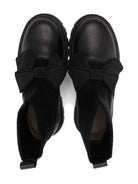 Stivali per bambina Florens neri con fiocco sul davanti - Rubino Kids