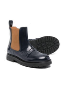 Stivali per bambina Rondinella neri con pannelli laterali elasticizzati - Rubino Kids