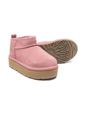 UGG Kids Pink Platform Boots for Girls