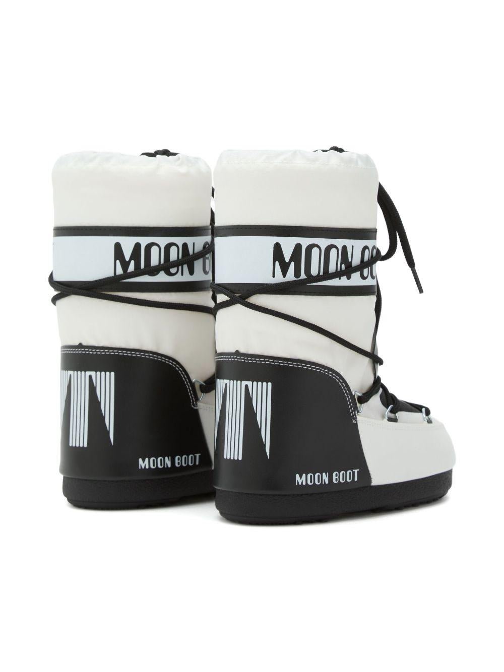 Stivali per bambini Moon Boot Kids multicolore con stampa panda - Rubino Kids