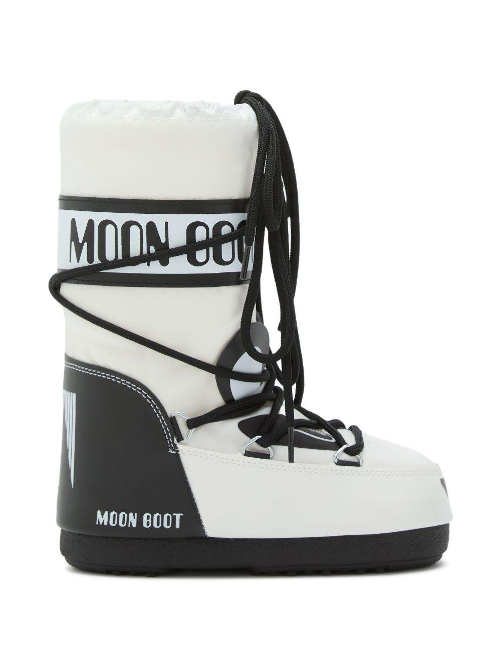 Stivali per bambini Moon Boot Kids multicolore con stampa panda - Rubino Kids