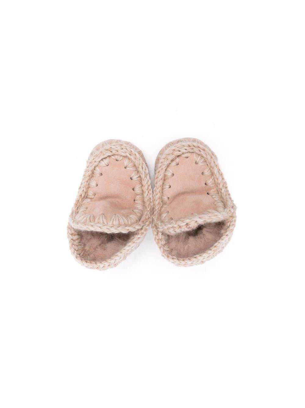 Stivali per neonata Mou Kids rosa con punta tonda - Rubino Kids