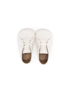 Stivali primi passi per neonato Eli1957 bianco in pelle stringati - Rubino Kids