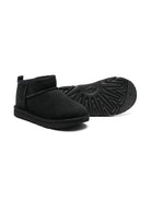 Stivali Ultra Mini per bambina UGG Kids neri con finitura idrorepellente<BR/> - Rubino Kids
