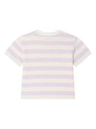 T-shirt Cai per neonata Bonpoint multicolor con design a righe - Rubino Kids