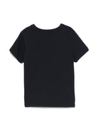 T-shirt con logo per bambino Moncler Enfant blu con orlo dritto - Rubino Kids