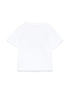 T-shirt con stampa per neonato Il Gufo bianco con girocollo - Rubino Kids
