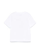 T-shirt con stampa per neonato Il Gufo bianco con orlo dritto - Rubino Kids