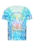 T-shirt da bambino Casablanca Kids blucon fantasia tie dye - Rubino Kids