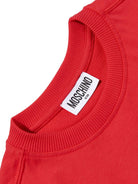 T-shirt da bambino Moschino Kids rossa con stampa orsacchiotti - Rubino Kids