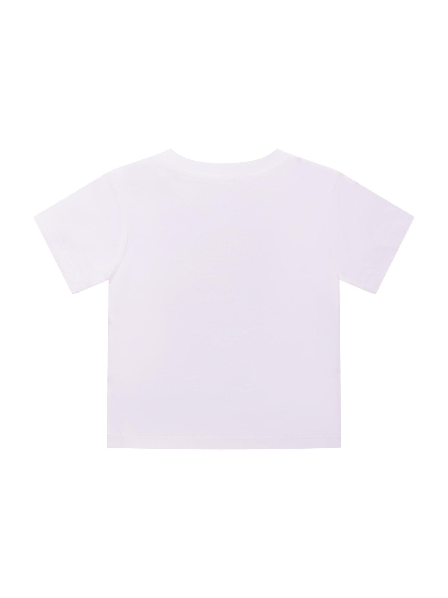 T-shirt da neonato Stella McCartney Kids bianca con stampa grafica balena - Rubino Kids