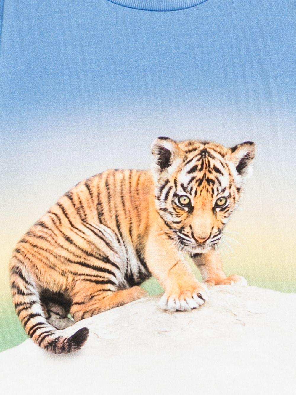 T-shirt Enzo per neonato Molo multicolore con stampa grafica - Rubino Kids