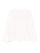 T-shirt per bambina Billieblush bianco con stampa pony - Rubino Kids