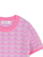 T-shirt per bambina Billieblush rosa a fantasia - Rubino Kids
