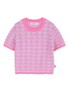 T-shirt per bambina Billieblush rosa a fantasia - Rubino Kids