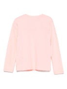 T-shirt per bambina Billieblush rosa con stampa grafica - Rubino Kids