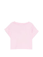 T-shirt per bambina Billieblush rosa con stampa grafica - Rubino Kids