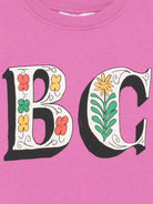 T-shirt per bambina Bobo Choses rosa con logo sul davanti - Rubino Kids