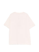 T-shirt per bambina Etro Kids rosa con logo ricamato - Rubino Kids