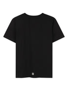T-shirt per bambina Givenchy Kids nero con caratteristicmo motivo 4G - Rubino Kids