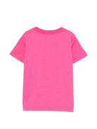 T-shirt per bambina Missoni Kids rosa con logo - Rubino Kids