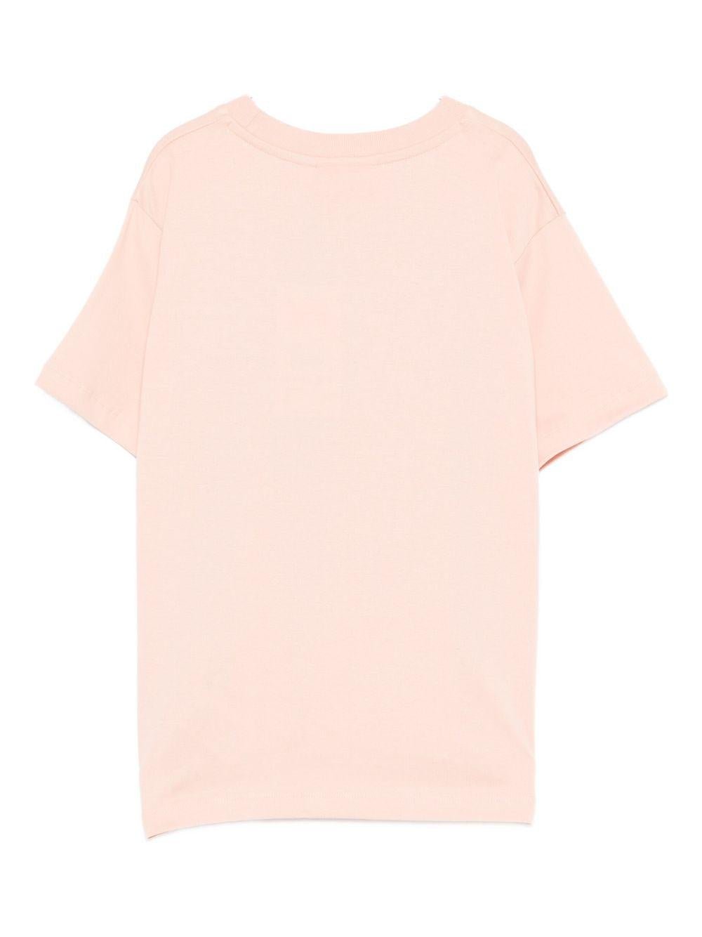 T-shirt per bambina Molo rosa con stampa smiley - Rubino Kids